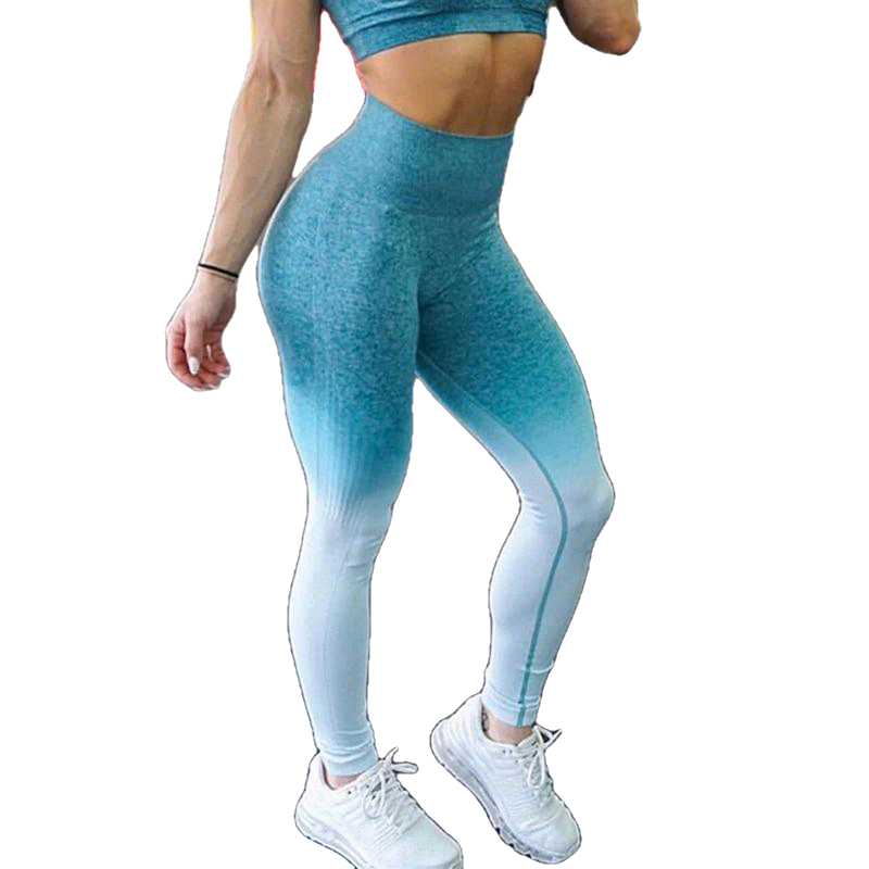 Ombre Seamless Leggings Push Up Fashion Pants Main image