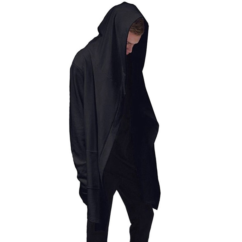 Men Hooded Sweatshirts With Black Gown Hip Hop Main image