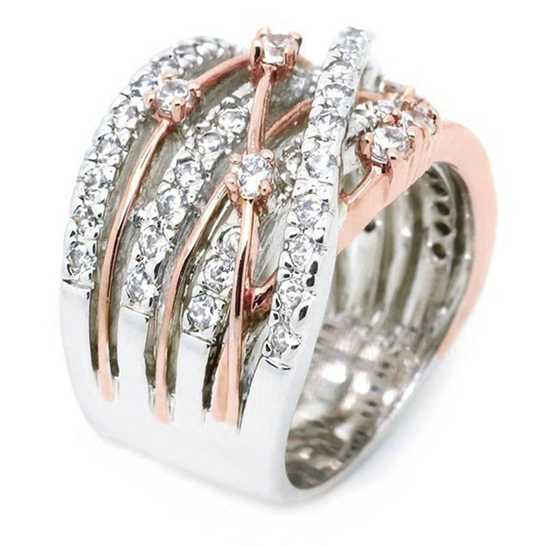 Zircon Stone Rings For Women Fashion Jewelry Engagement Wedding Ring