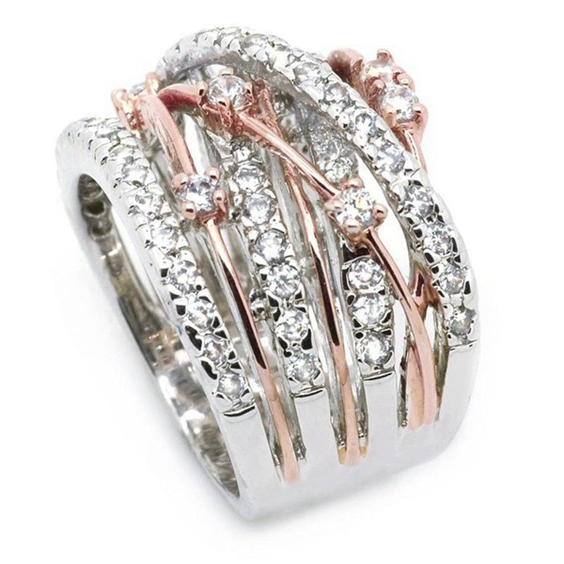 Zircon Stone Rings For Women Fashion Jewelry Engagement Wedding Ring