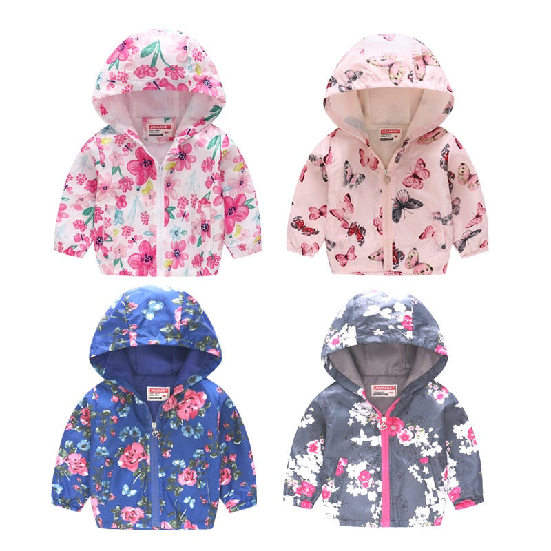 Stylish Skin-friendly Children's Waterproof Windbreaker Secondary image