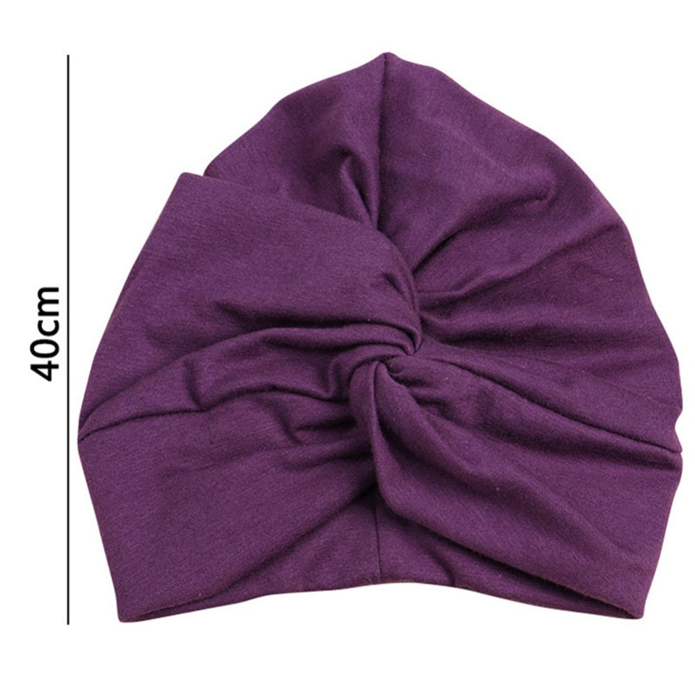 Bohemian Style Kids Newborn Cap For Baby Girls Secondary image