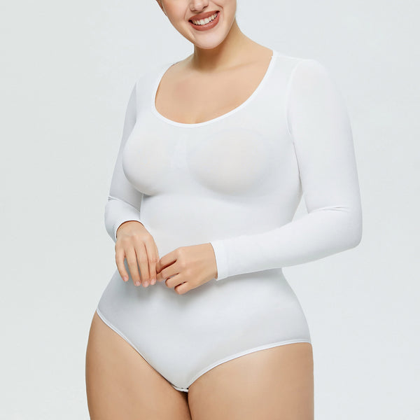 Women's Seamless Long Sleeve Shaping Bodysuit