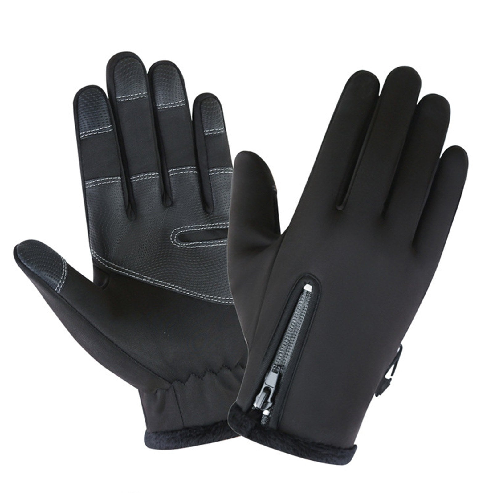 Touchscreen Windproof Waterproof Winter Gloves - Anti-Slip Outdoor Warmth Main image