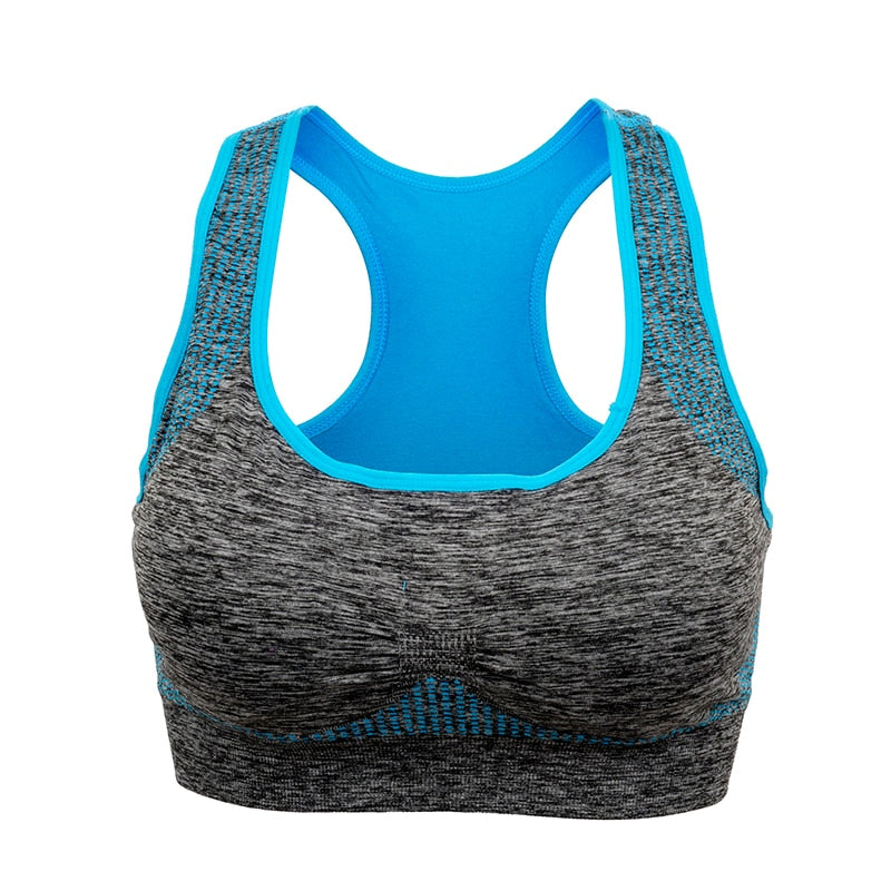 Skin-friendly Shockproof Women's Quick Dry Seamless Push Up Bra For Sports Secondary image