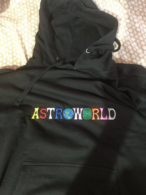 Casual Swag Men's Letter Print Hoodies Black