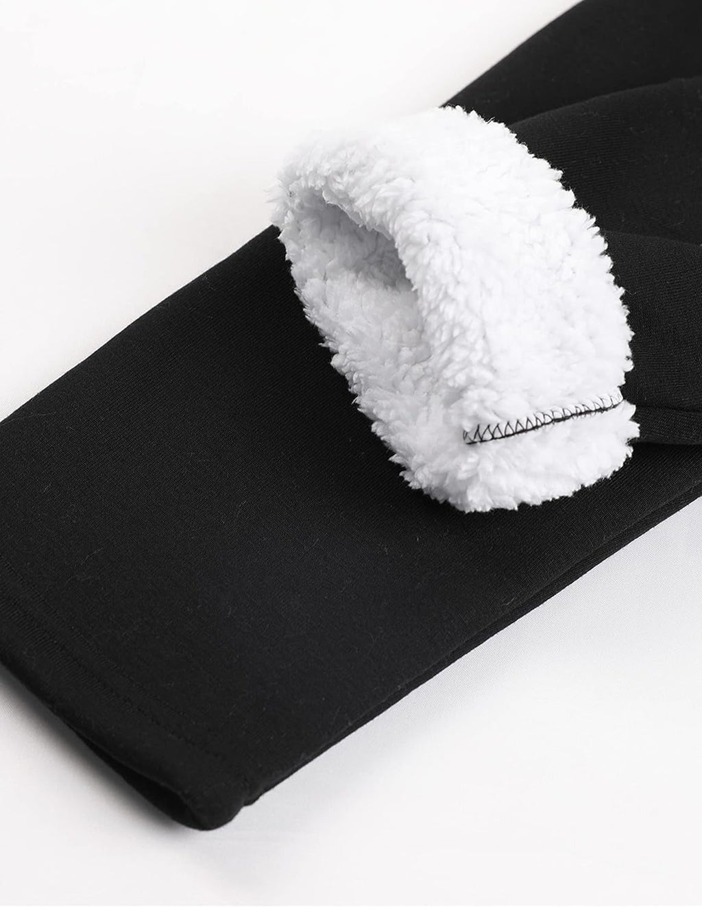 Women's Sherpa-Lined Fleece Sweatshirt - Cozy Crewneck Pullover for Lounge & Sport