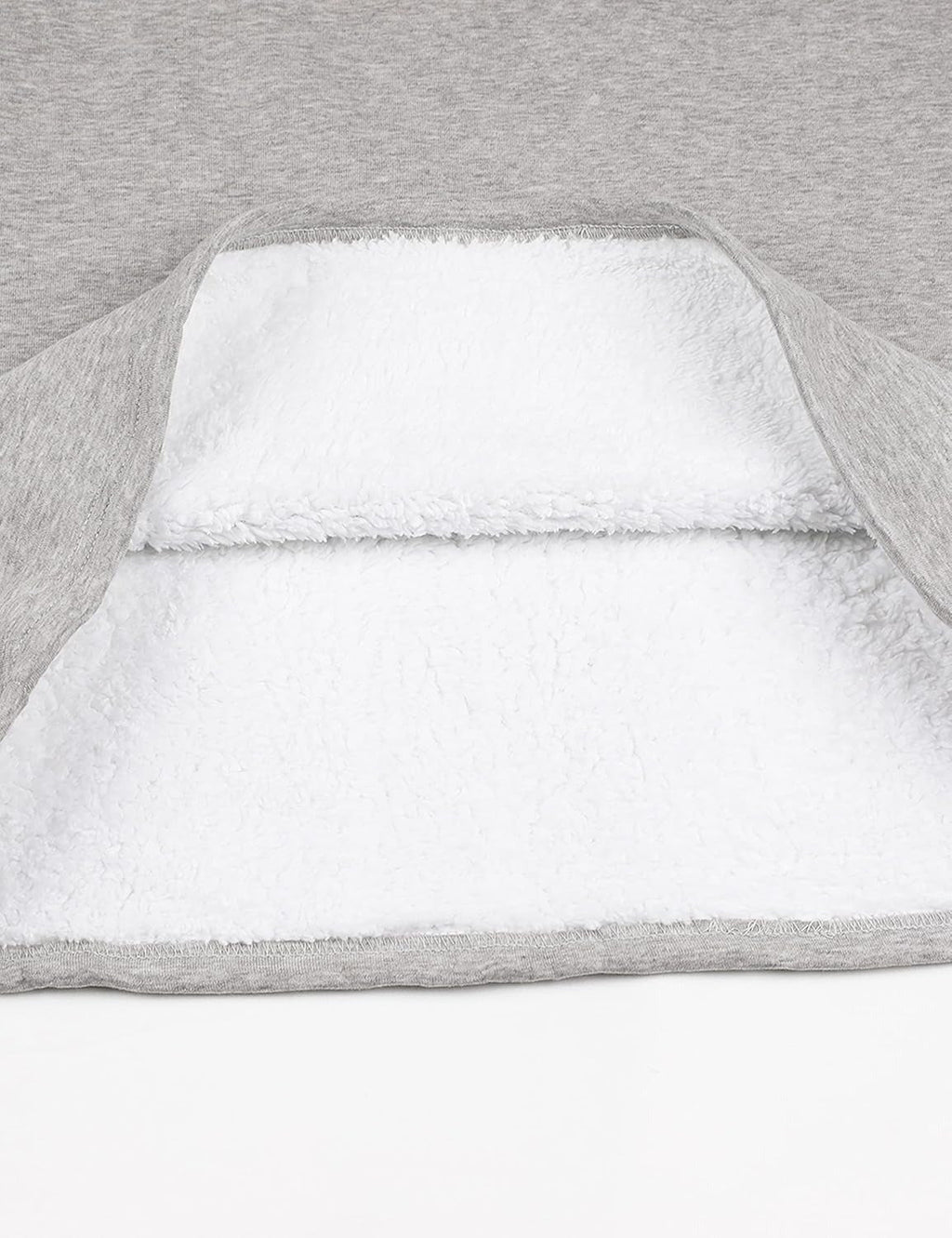 Women's Sherpa-Lined Fleece Sweatshirt - Cozy Crewneck Pullover for Lounge & Sport