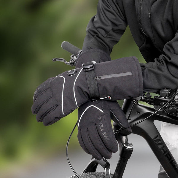 Heated Gloves Battery Powered Touchscreen Waterproof Winter Ski Climbing Hiking Cycling