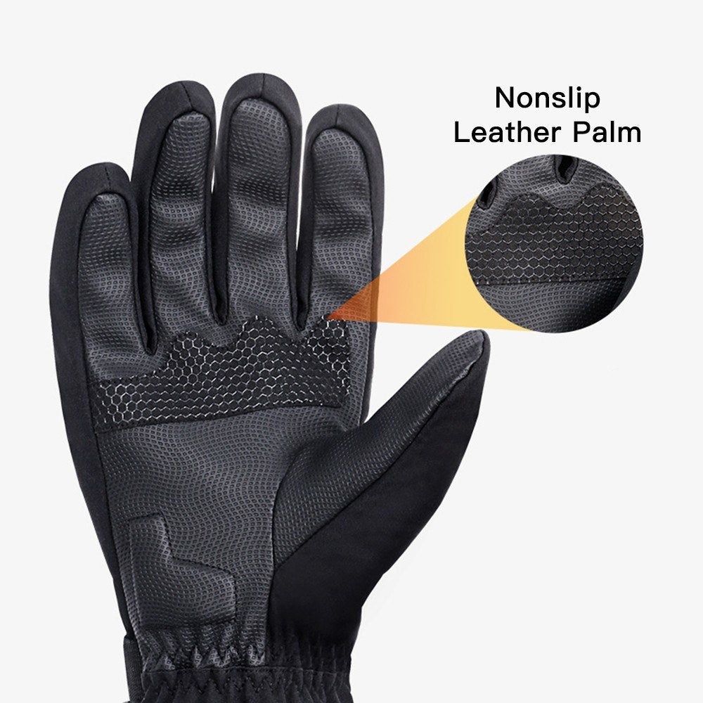 Heated Gloves Battery Powered Touchscreen Waterproof Winter Ski Climbing Hiking Cycling