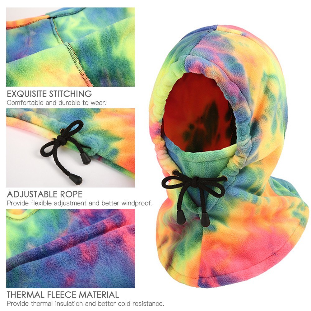 Winter Fleece Face Cover Women Men Windproof Ski Balaclava Warm Snow Hood for Motorcycling Skiing Ice Fishing Camping Secondary image