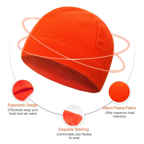 Windproof Fleece Winter Hat for Skiing, Snowboarding, Fishing, Motorcycling - Unisex