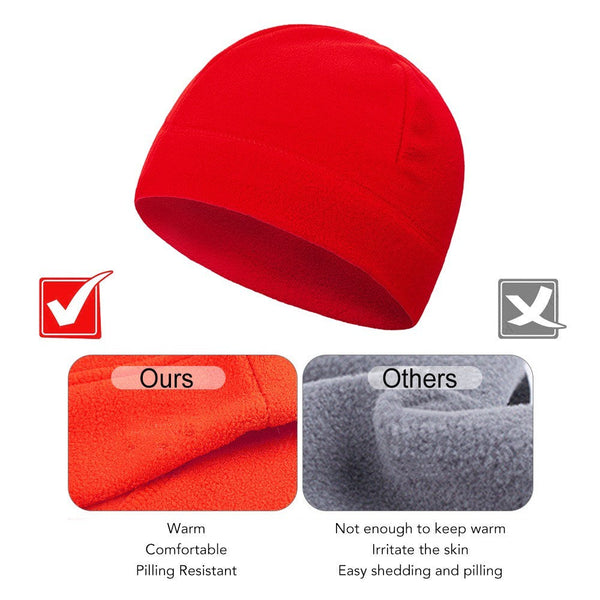 Windproof Fleece Winter Hat for Skiing, Snowboarding, Fishing, Motorcycling - Unisex