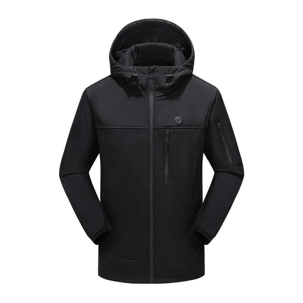 USB Heated Jacket Winter Electric Thermal Coat for Outdoor Fishing & Hiking