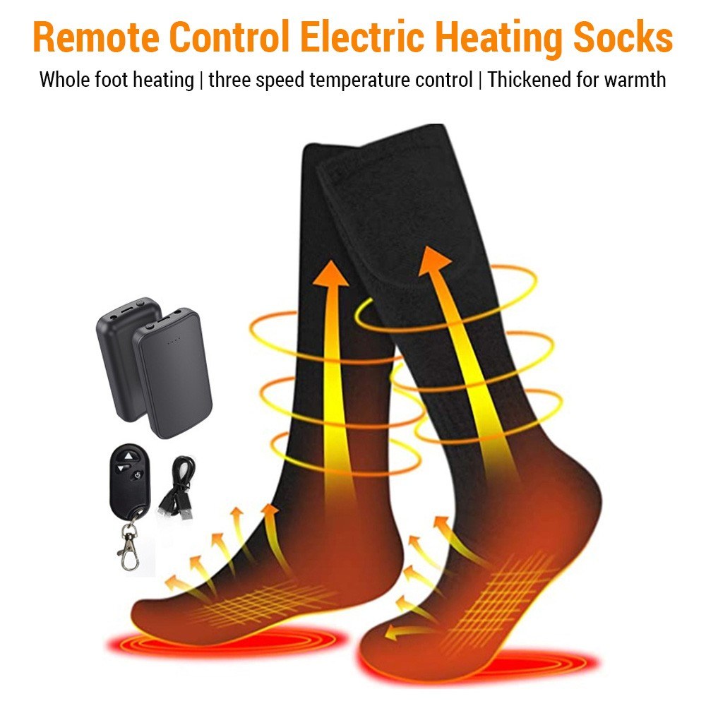 Remote Control Heated Socks with Rechargeable 4000mAh Battery Secondary image