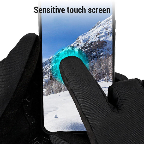 Heated Waterproof Winter Gloves, 3-Temperature Adjustable