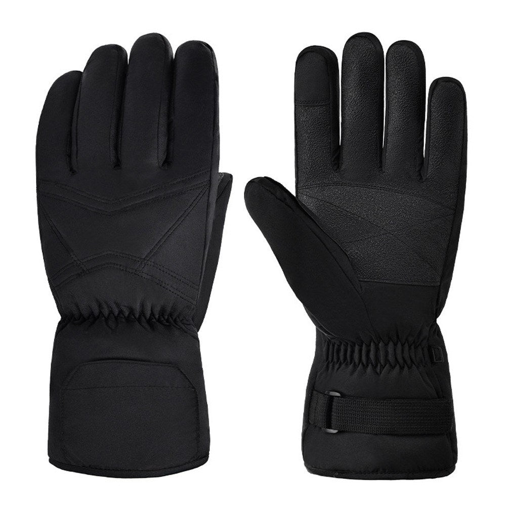 Waterproof Electric Heated Touchscreen Mittens with Battery Box