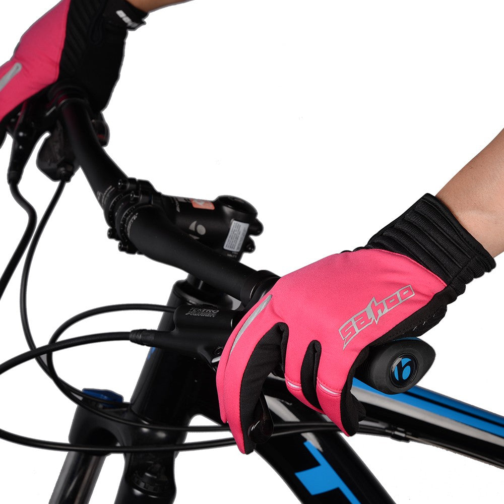 Windproof Touchscreen Cycling Gloves for Men & Women - Winter Full Finger Outdoor Use Secondary image