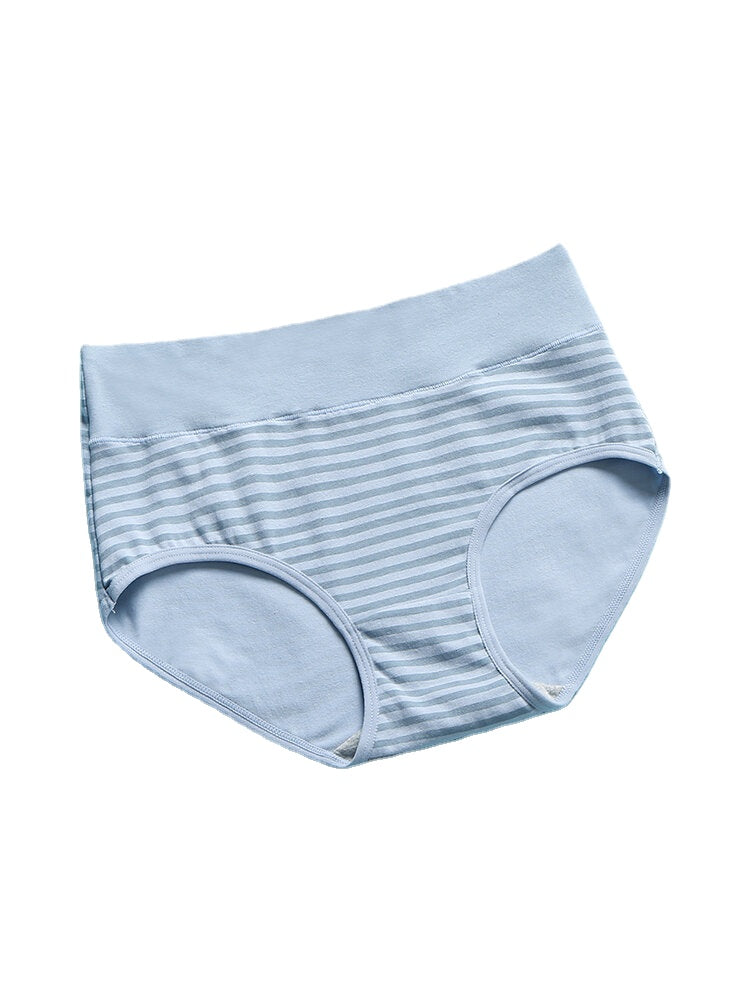 Women's Deer Print Cotton High Waist Stretch Panties