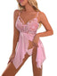 Women's Sexy Lace Mesh Mini Dress - Summer Formal Party Outfit