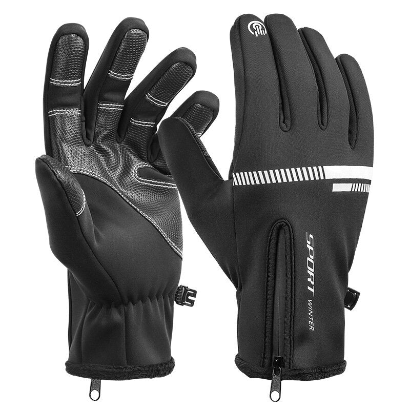 Touch Screen Gloves Skidproof Windproof Waterproof Full Finger Winter Bike Gloves Outdoor Cycling Motorcycle Gloves Main image