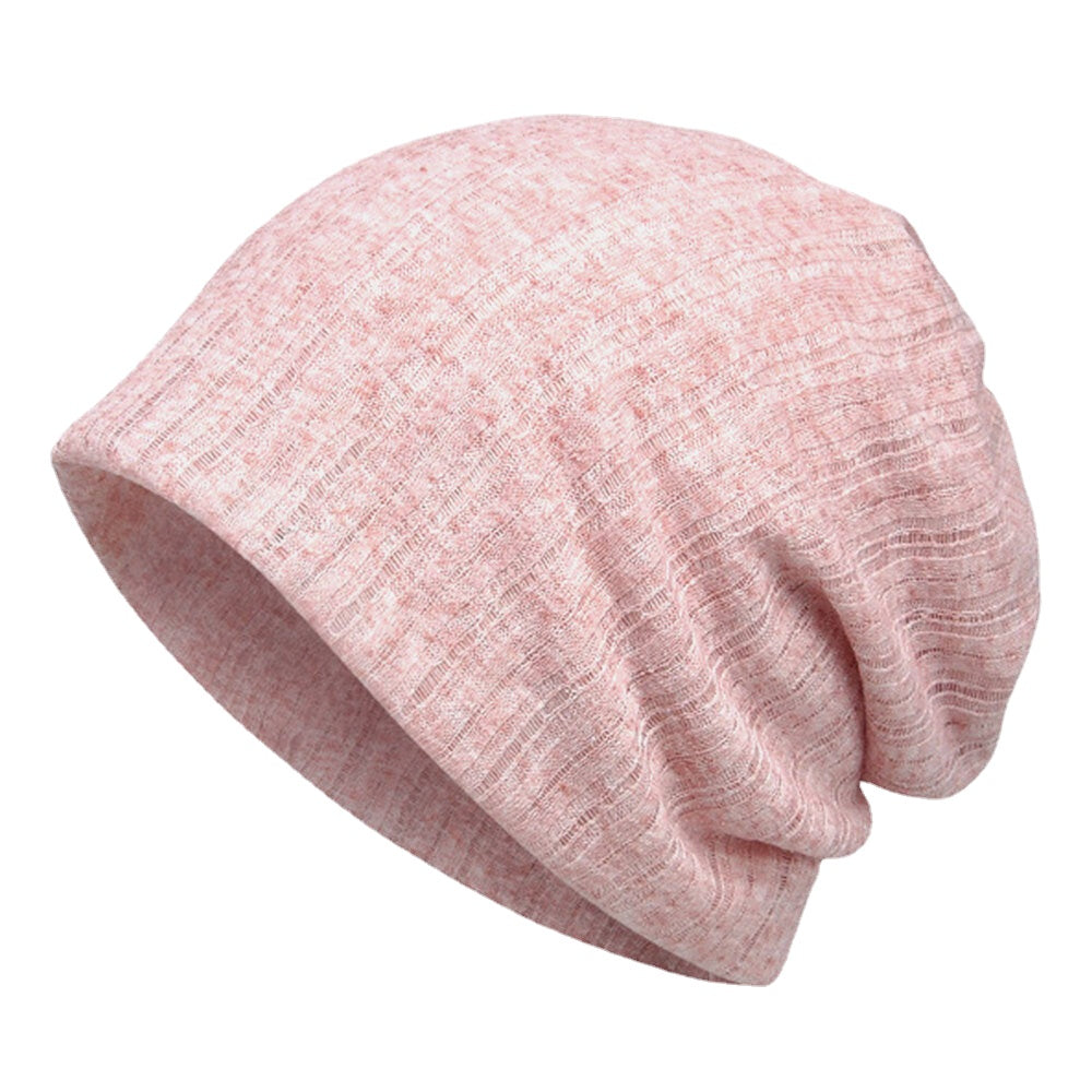 Hollow Breathable Beanie Hat Sunscreen Thin Scarf Hat Dual-use Cap Secondary image