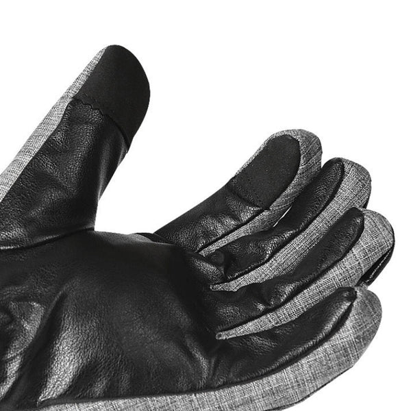Motorcycle Heated Gloves Full Finger USB Charging 3 Gear Adjustable Touch Screen Skiing Gloves Waterproof Thermal Gloves