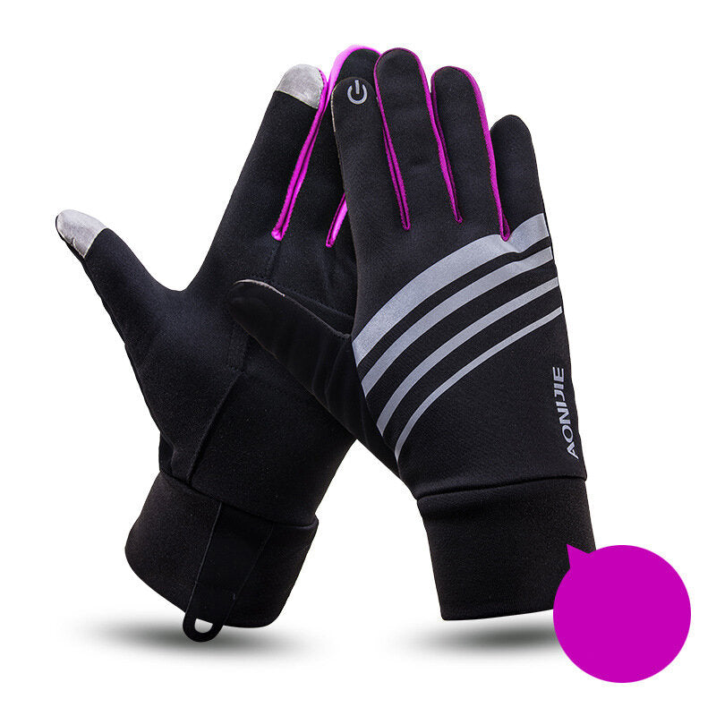 Winter Thermal Warm Full Finger Skiing Cycling Glove Skiing Xiaomi Motorcycle E-bike Bike Bicycle