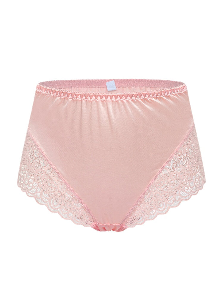 Women's Floral Lace Elastic Waist Breathable Panties