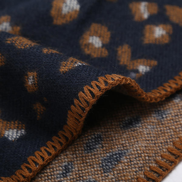 Women Printing Winter Warm Scarf Casual Leopard Pattern Scarf Shawl