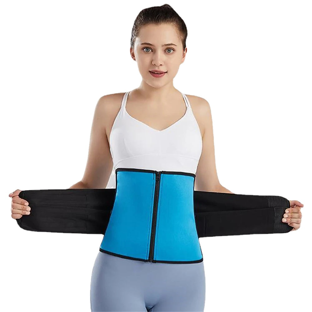 Adjustable Belly Waist Belt Fitness Sports Waist Belt Velcro Corset Artifact