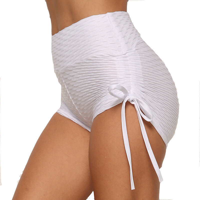 Women's High Waist Yoga Shorts Tummy Control Butt Lift High Elasticity Slim Sports Shorts Gym Workout Running Sports Activewear