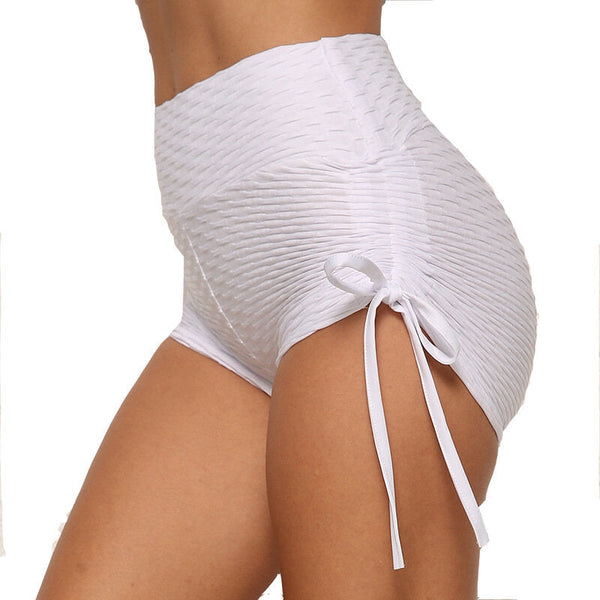 Women's High Waist Yoga Shorts Tummy Control Butt Lift High Elasticity Slim Sports Shorts Gym Workout Running Sports Activewear