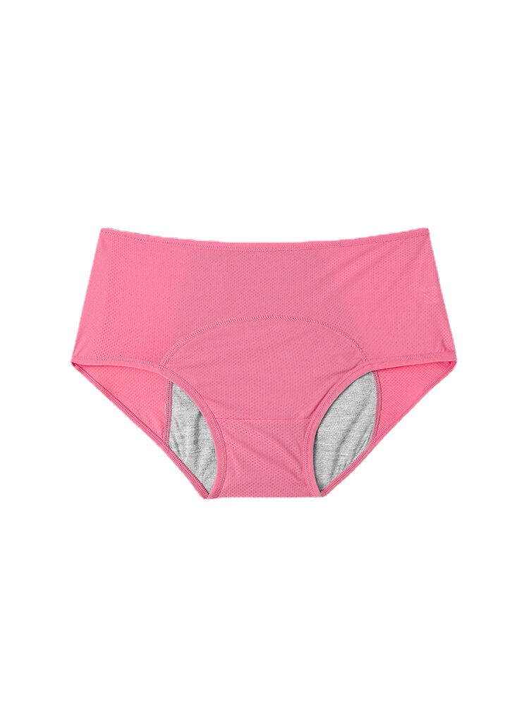 Plus Size Women's Mesh Leakproof Breathable Period Panty