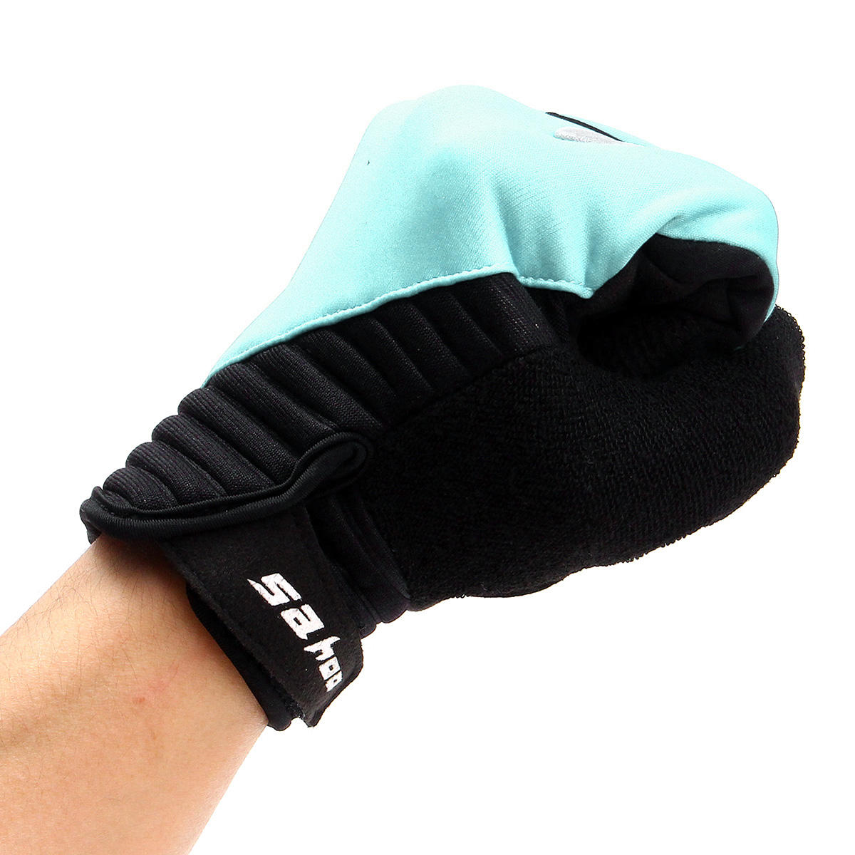 Windproof Touchscreen Motorcycle Gloves - Full Finger, Warm Winter Protection Secondary image