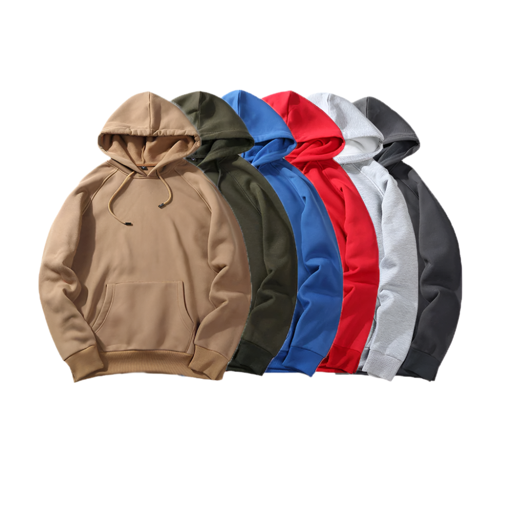 Fashion Hoodies Male Large Size Warm Fleece Coat Hoodies - Sheseelady Main image