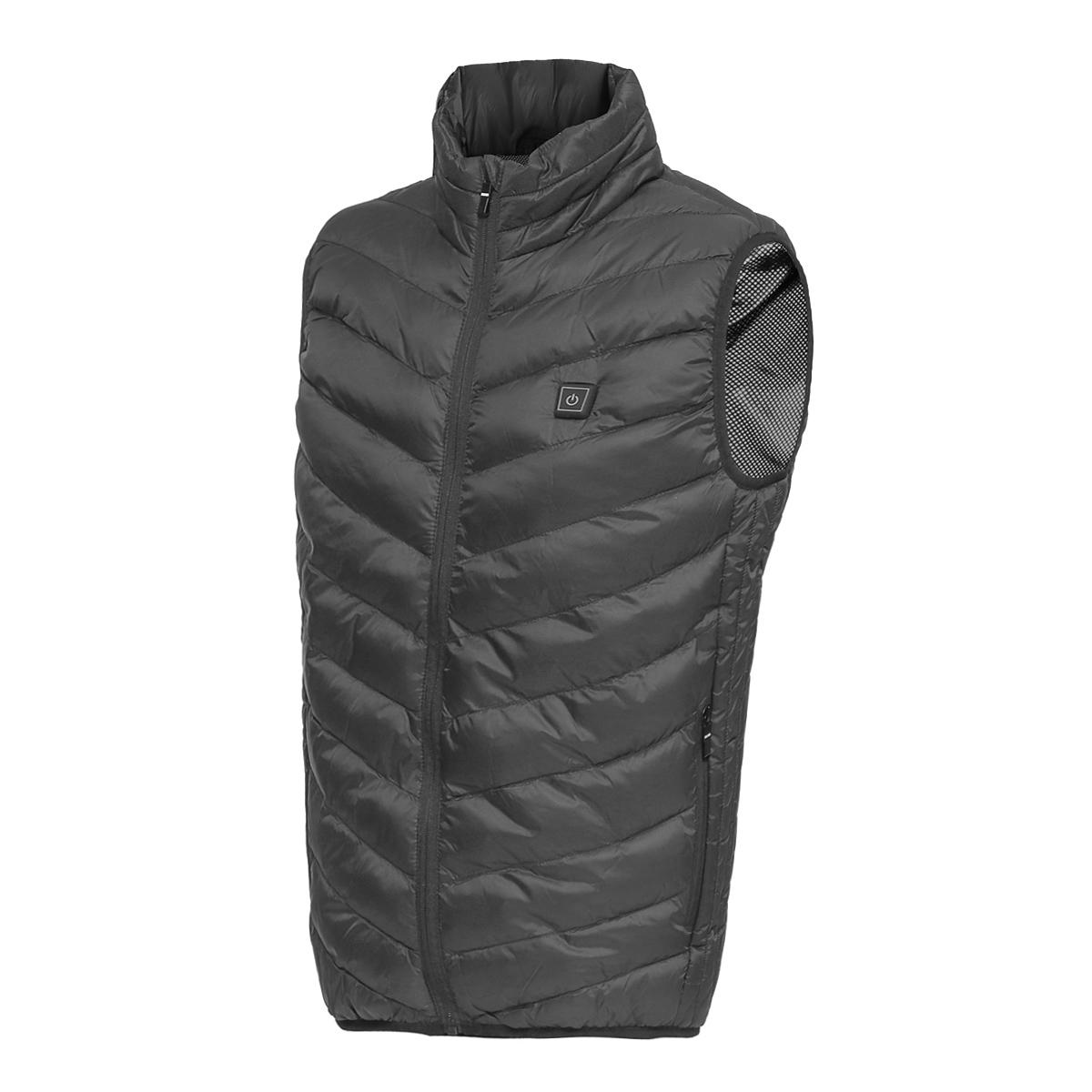 USB Heated Vest Jacket - Electric Thermal Pads for Motorcycle Winter Warmth Main image