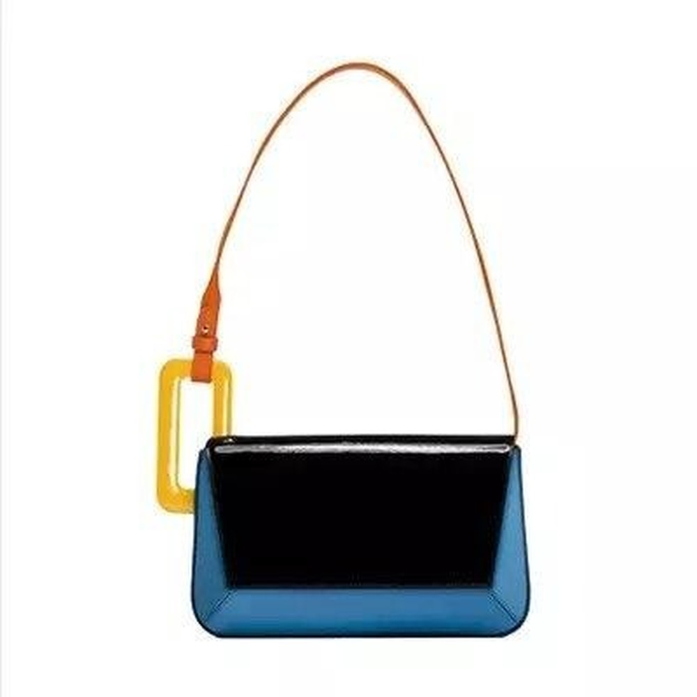 Stylish Luxury Female Long Panelled Flap Acrylic Shoulder Bag Main image