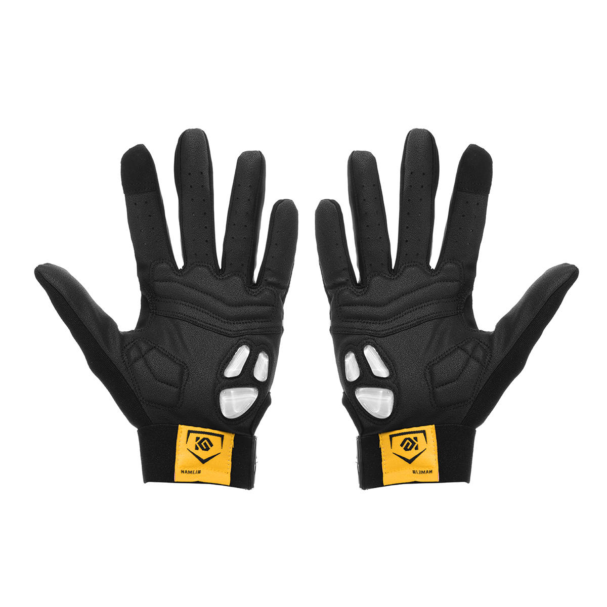 Waterproof Winter Motorcycle Gloves, Touchscreen, Gel Pad, PU Leather, Full Finger Warmth Main image