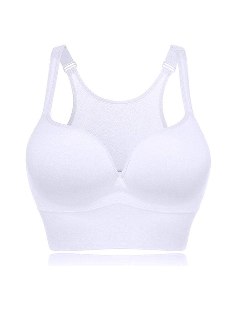 Wireless Sporty Shockproof Running Push Up Sports Bra