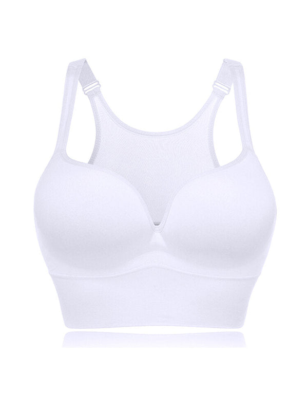 Wireless Sporty Shockproof Running Push Up Sports Bra