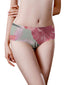 Women's Floral Ice Silk Mid-Waist Breathable Panties