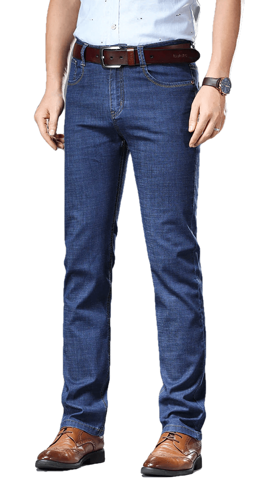 Casual Slim Fit Straight High Stretch Feet Skinny Jeans Secondary image