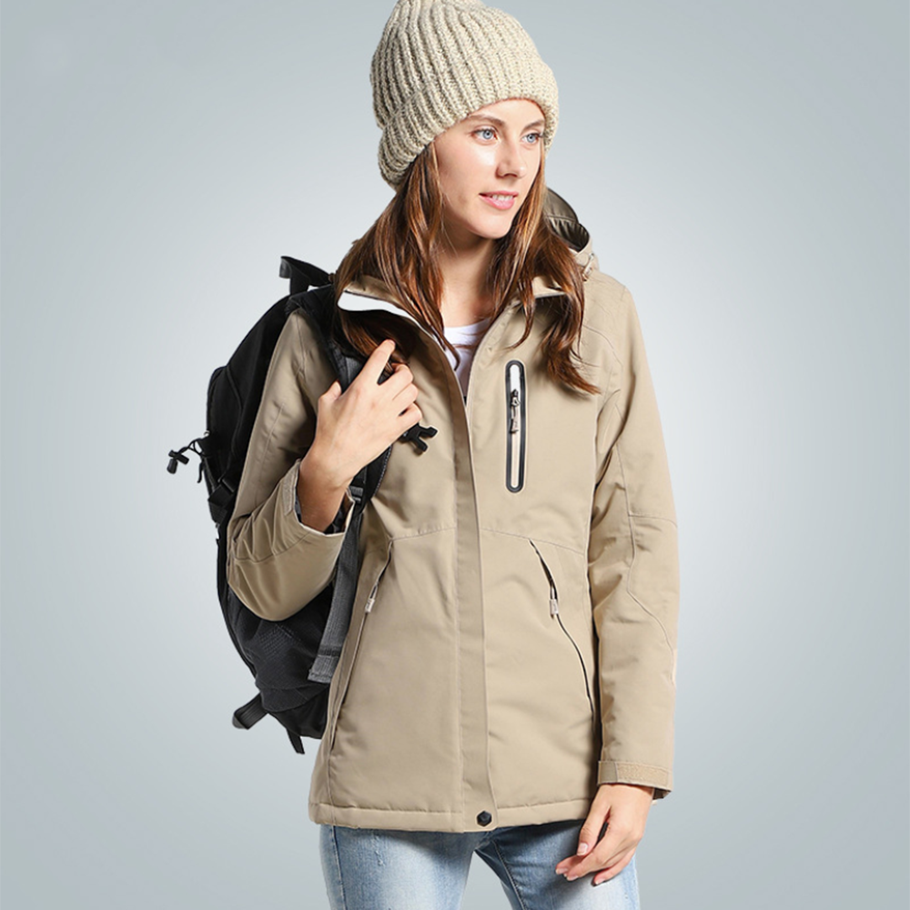 Electric Heated Coat USB Charging Smart Winter Jacket Men & Women Outdoor Hiking Waterproof