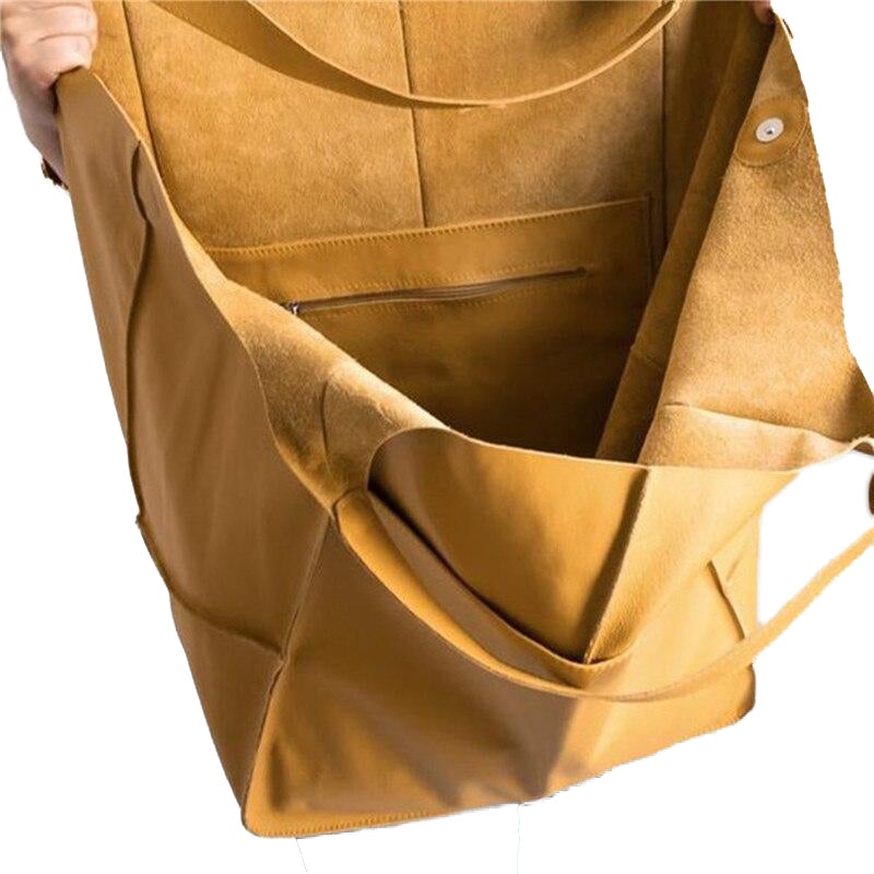 Luxury Casual Women's Large Capacity Soft Leather Tote Bag Secondary image