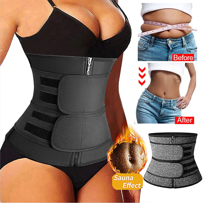Women Waist Trainer Neoprene Body Shaper Belt Slimming Sheath Tummy Reducing Shaper Tummy Sweat Shapewear Workout Shaper Corset Main image