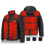 Unisex USB Heated Vest with 11 Zones, Dual-Control, Winter Warm Jacket for Skiing
