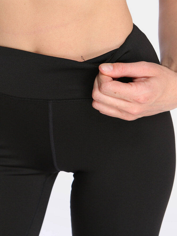 Solid Color Women Dry Quickly High Waist Biker Shorts For Running Yoga