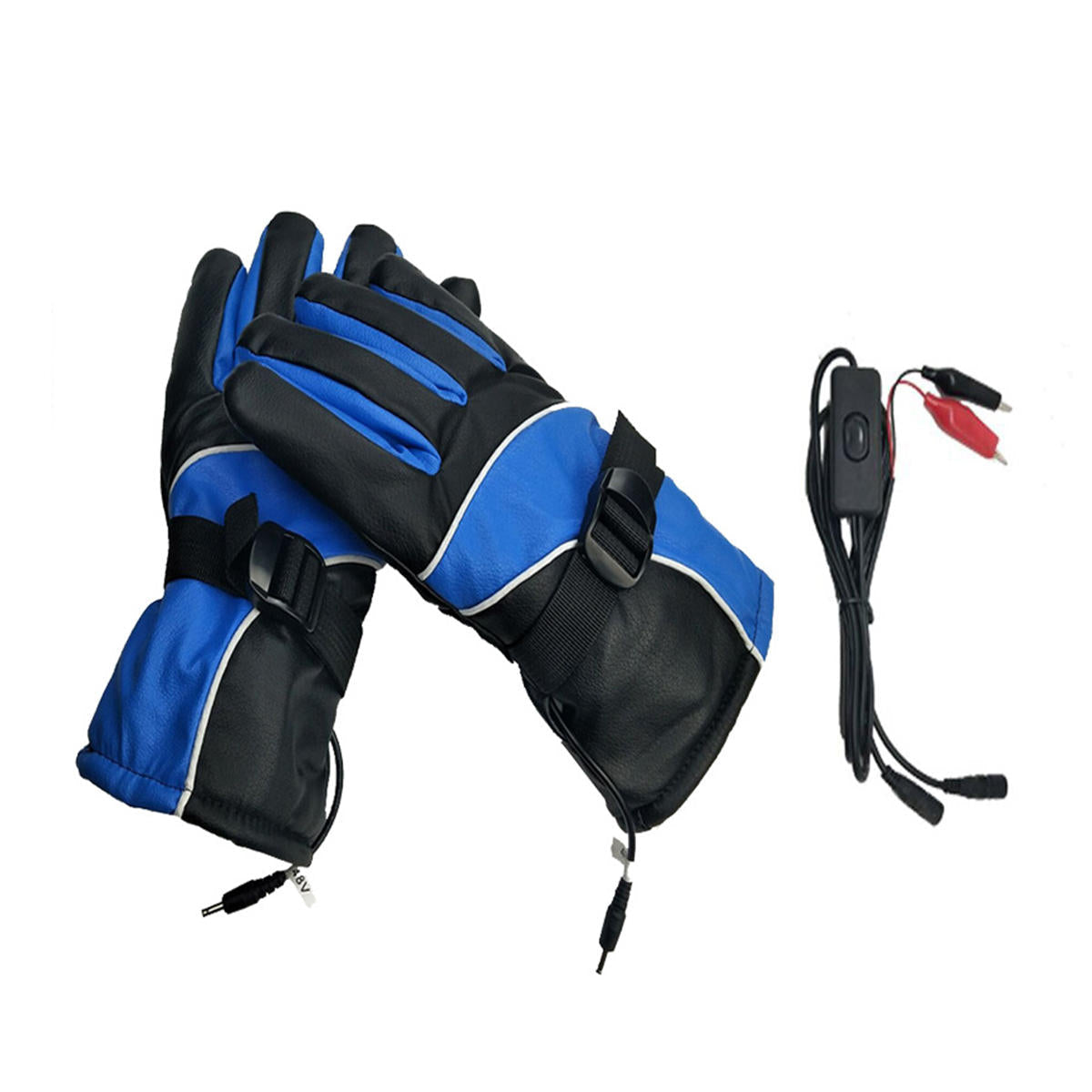 12V Waterproof Electric Heated Gloves Touchscreen Thermal for Motorcycle & Outdoor Sports Secondary image
