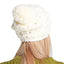 Womens Hand-Woven Knitted Beanie Hat Winter Hollow Out Slouchy Earmuffs Skullcap